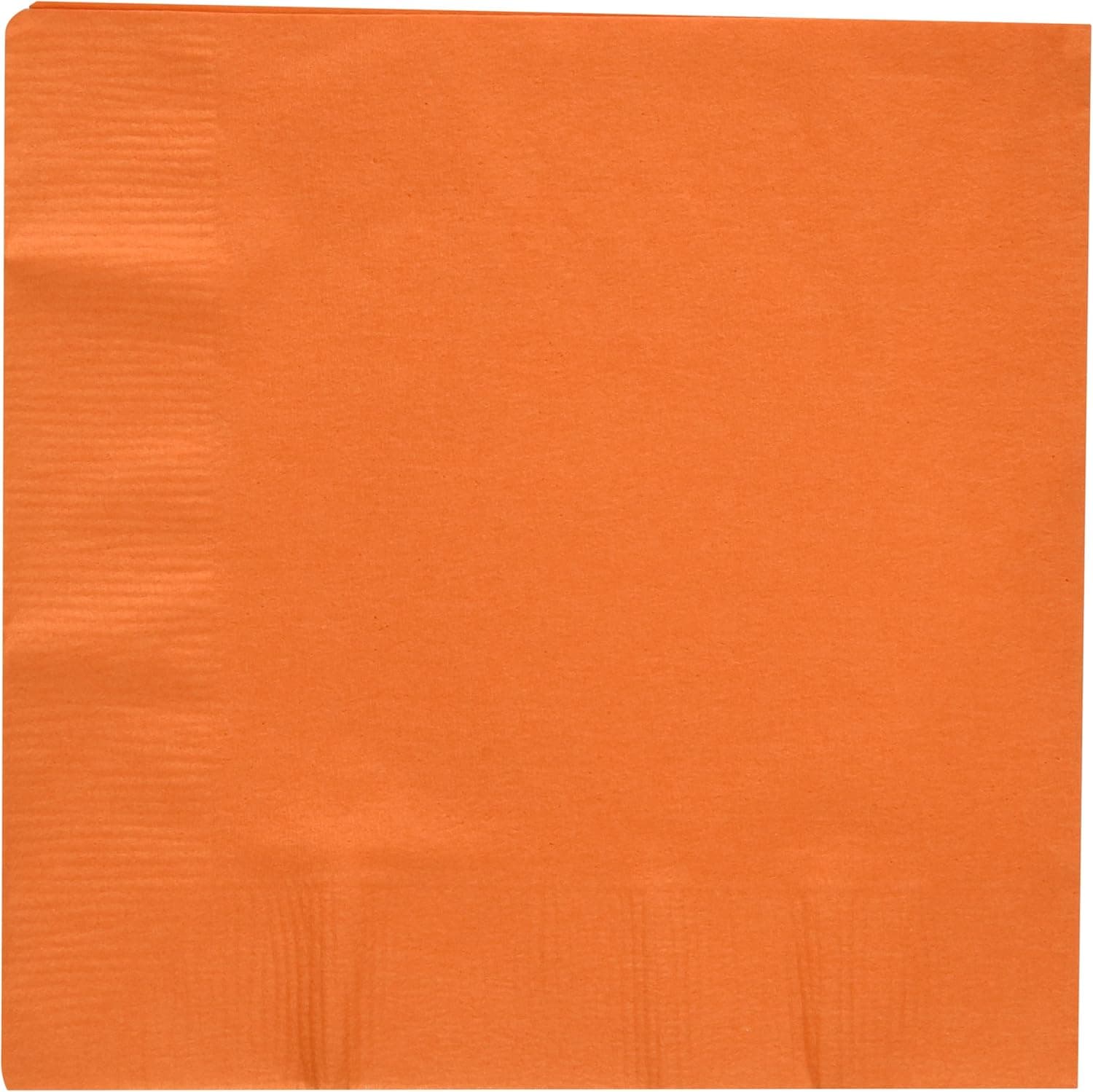 Creative Converting Beverage Napkins, One Size, Sunkissed Orange