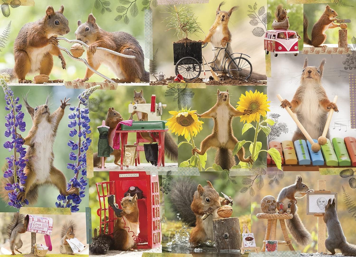 Gettin Squirrelly Puzzle: 1000-piece