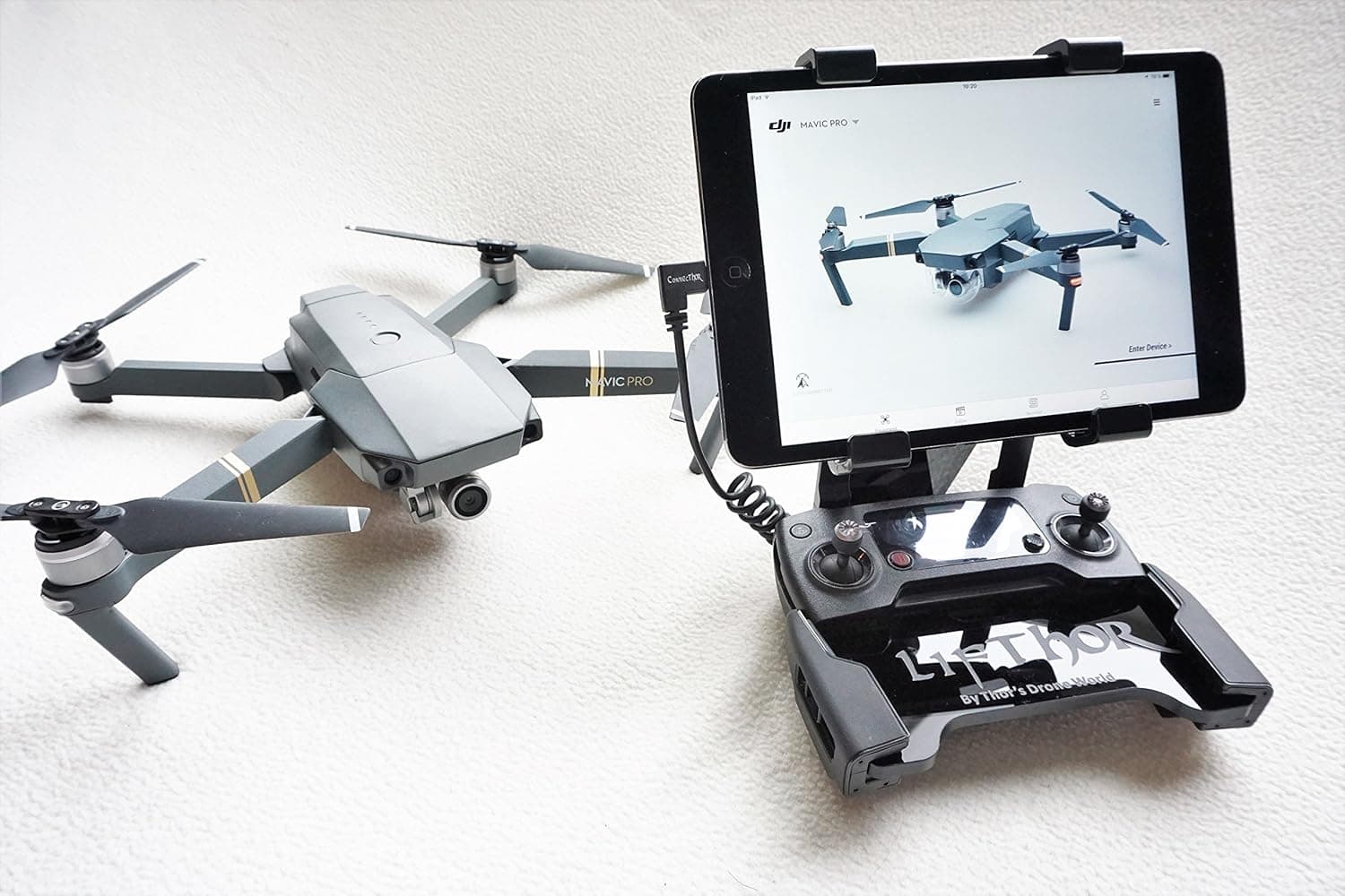 TOMKIRA ZUNKOM LifThor V3, Tablet Holder for DJI Mavic Pro/Air/Spark (7.9" - 9.7" Tablets) New Version - SIF