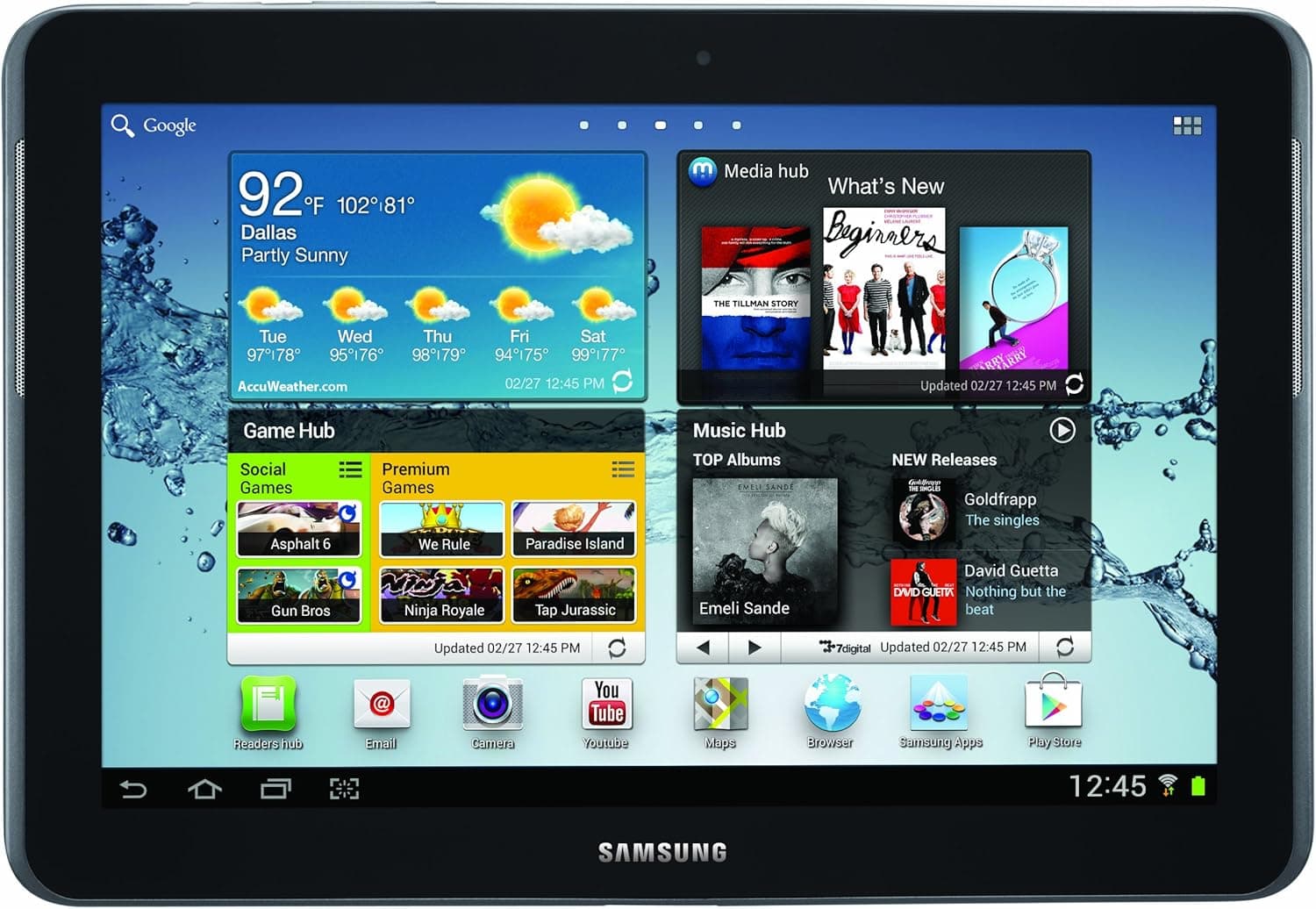 Samsung Galaxy Tab 2 (10.1-Inch, Wi-Fi) 2012 Model