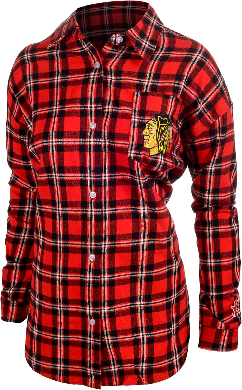 FOCO NHL Women's Wordmark Flannel