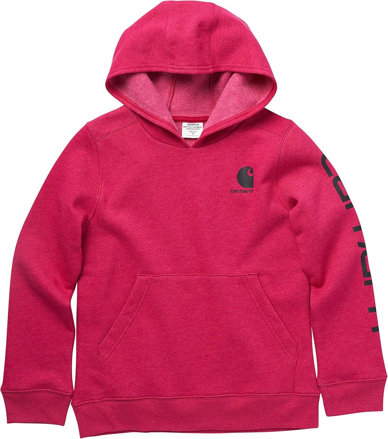 Carhartt Girls' Knit Long Sleeve Hoodneck Sweatshirt