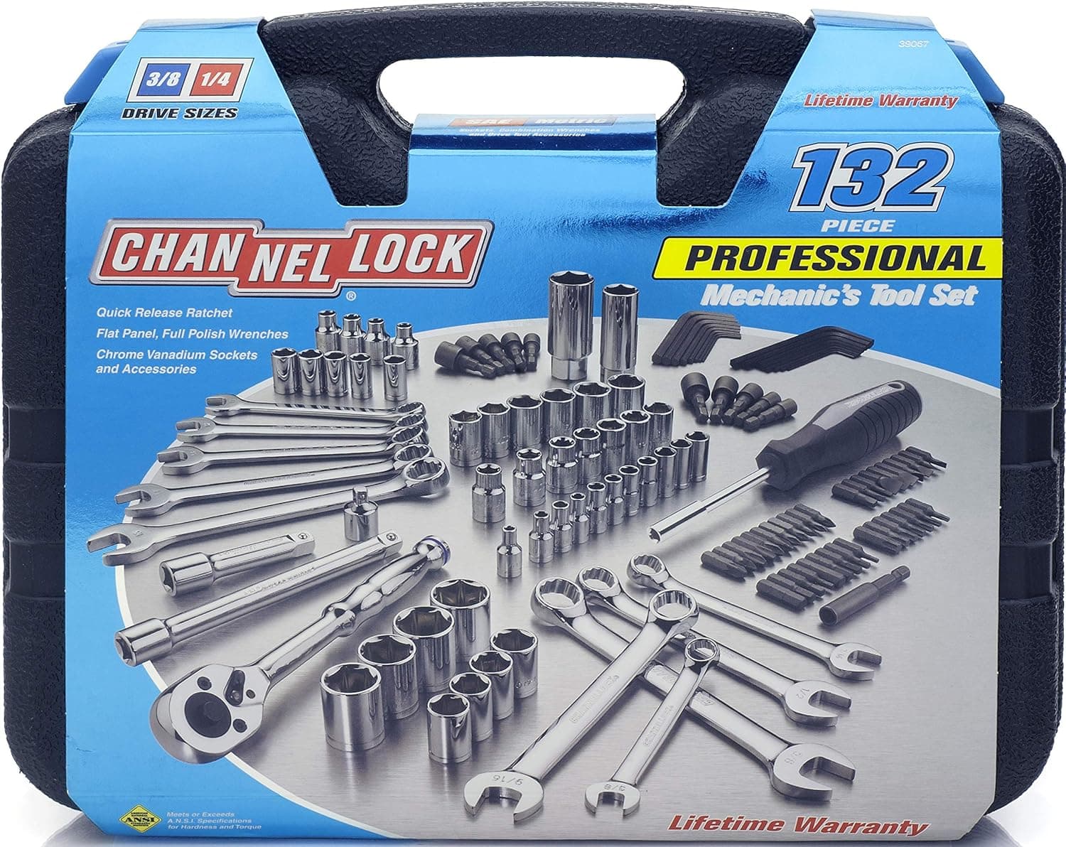 Channellock 39067 132 Piece Tool Set