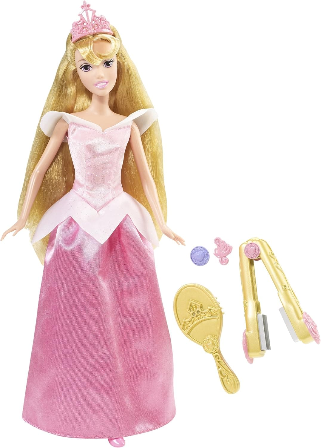 Mattel Disney Princess Crimp And Style Sleeping Beauty Doll