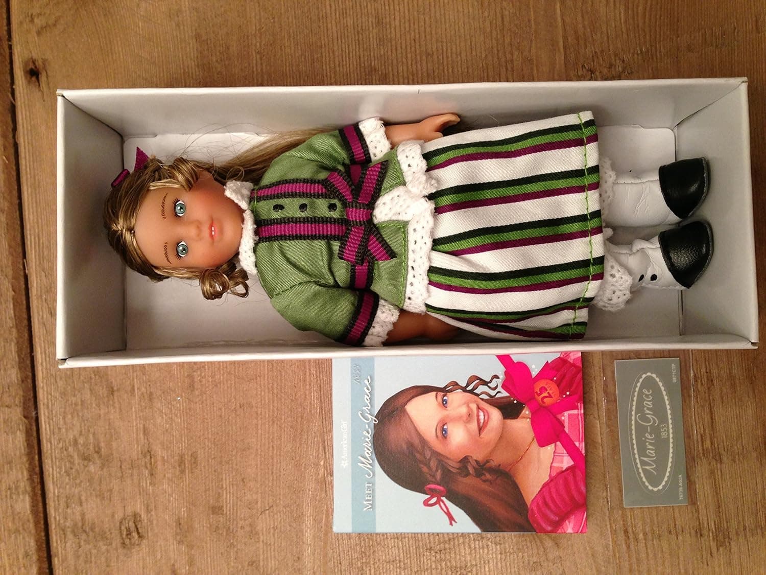 American Girl Special Edition 25th Anniversary Collectible Marie-Grace Mini Doll and Book Set
