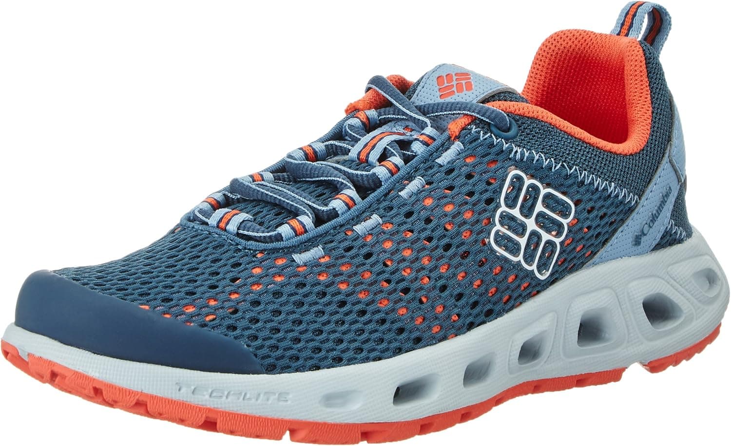 Columbia Women`s Drainmaker III Multi-Sport Shoe, 6.5, WHALE/ WHITE