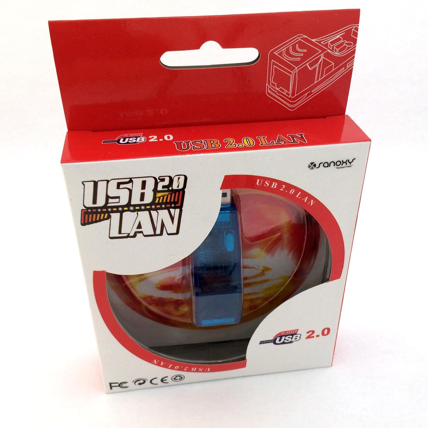 SANOXY USB 2.0 to RJ-45 Ethernet Adapter