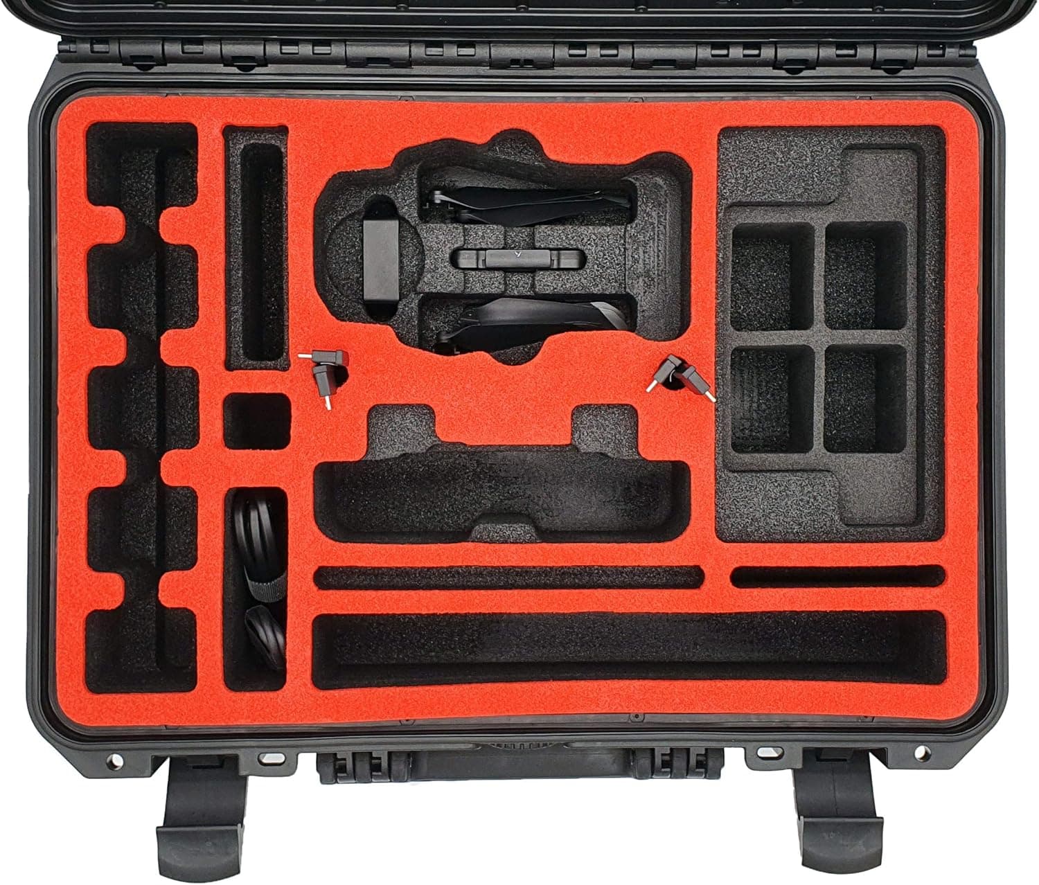 mc-cases® Case for DJI Mavic Air 2S or Air 2 and Accessories - Explorer Edition for the Fly More Combo - Made in Germany.