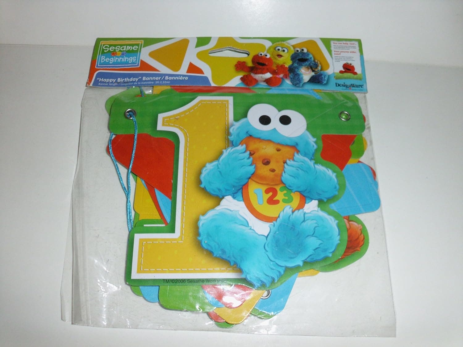 Sesame Street 1st Birthday Banner