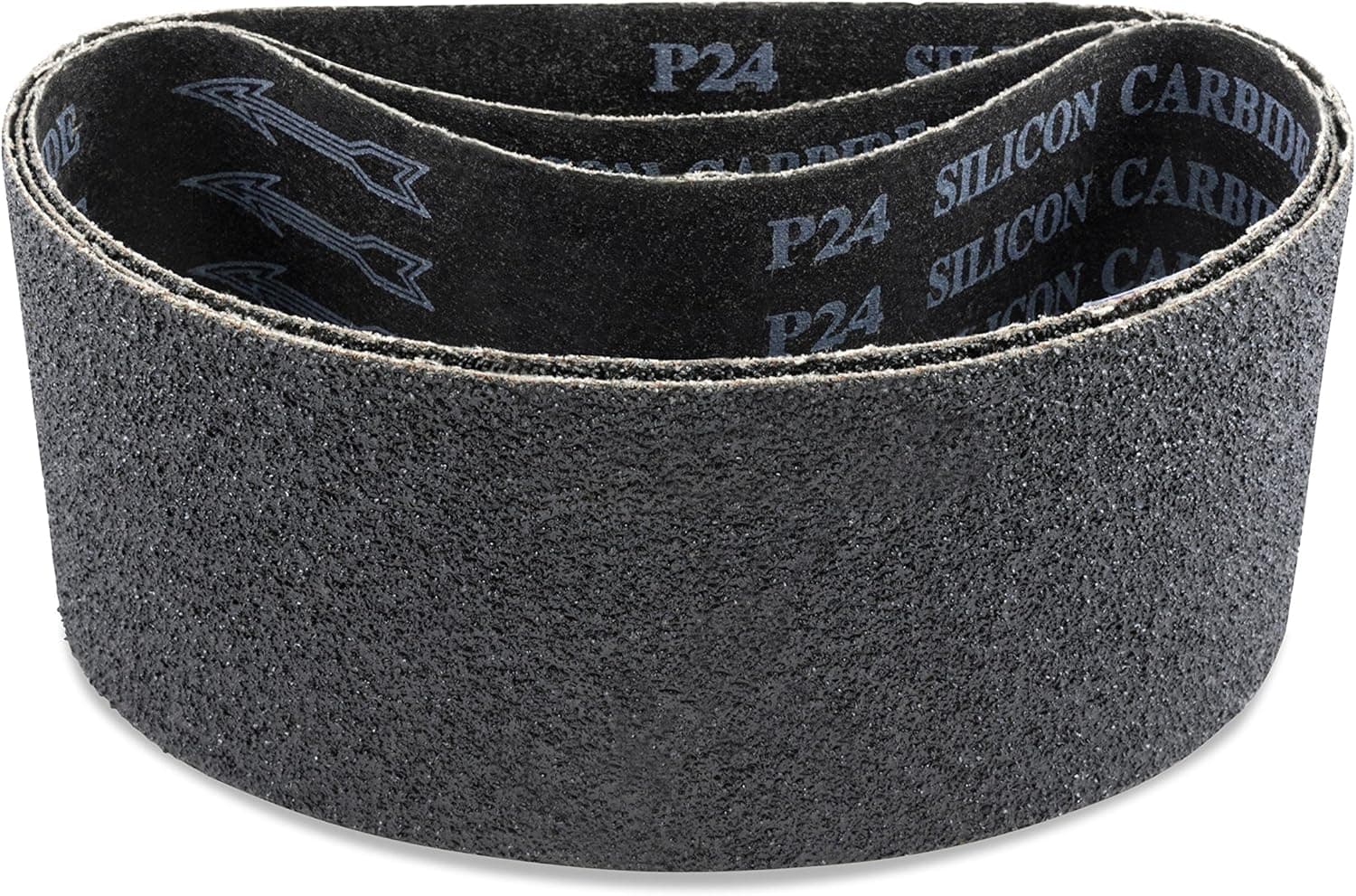 Red Label Abrasives 4 X 24 Inch 36 Grit Silicon Carbide Sanding Belts, 3 Pack