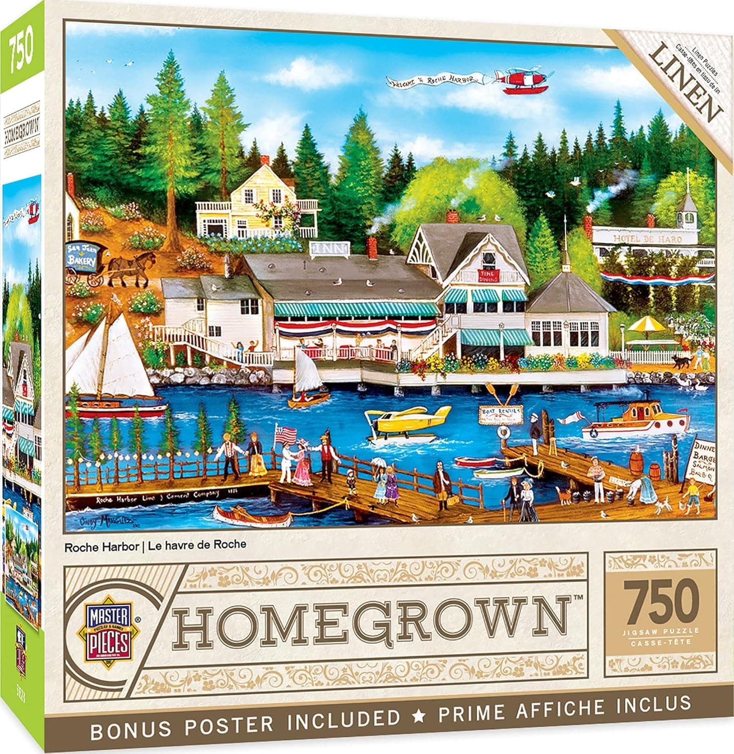 MasterPieces 750 Piece Jigsaw Puzzle for Adults, Family, Or Kids - Roche Harbor - 18"x24"