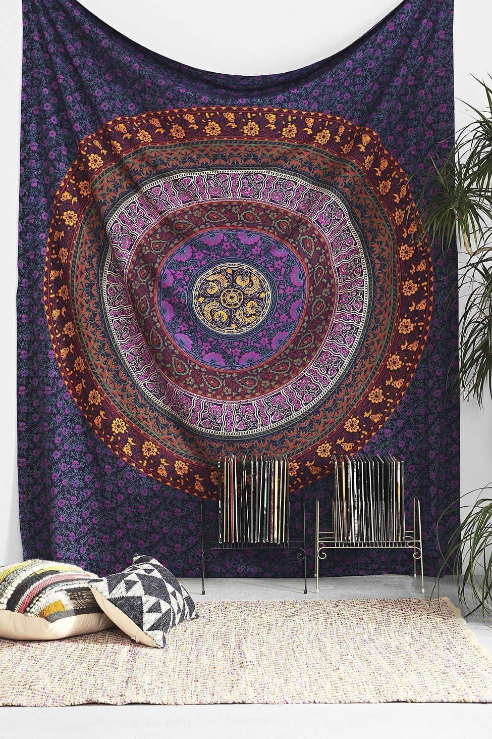 Lali Prints with Indian ART Hippie Tapestry Indian Dorm Decor, Psychedelic Tapestry, Wall Hanging Hippy Mandala Bohemian Tapestries