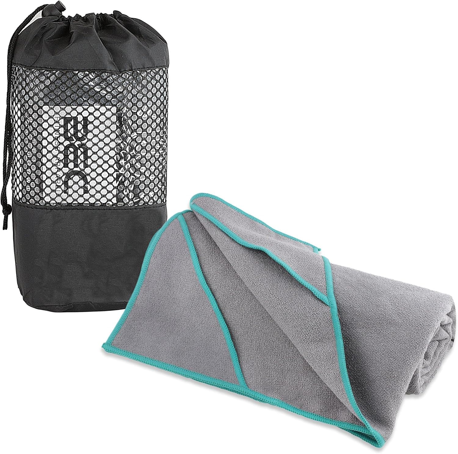 Bec Fitness Apparel Yoga Towel for Bikram Hot Yoga or Any Type of Yoga Enjoy A Skidless, Peaceful Practice On Your Mat with Our Non Slip Corners That Provide Grip. (72 X 24)