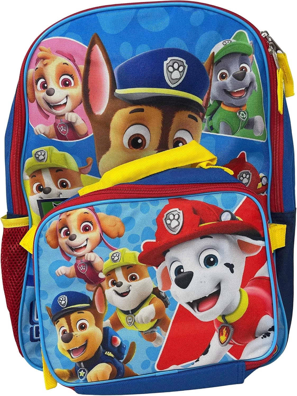 Paw Patrol 16 Inches Large Backpack With Lunch Bag Set