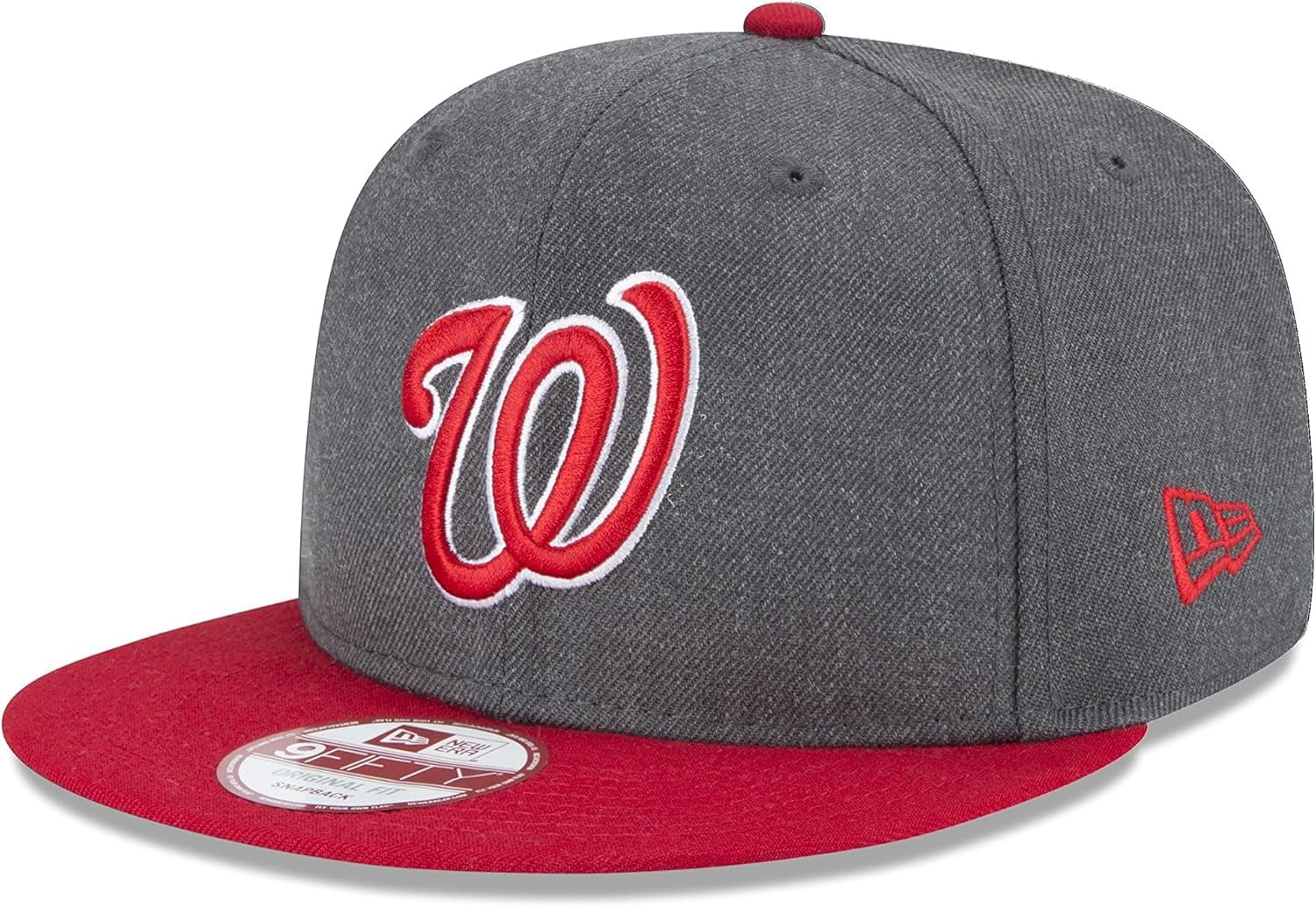 New Era MLB Heather Graphite 9FIFTY Snapback Cap