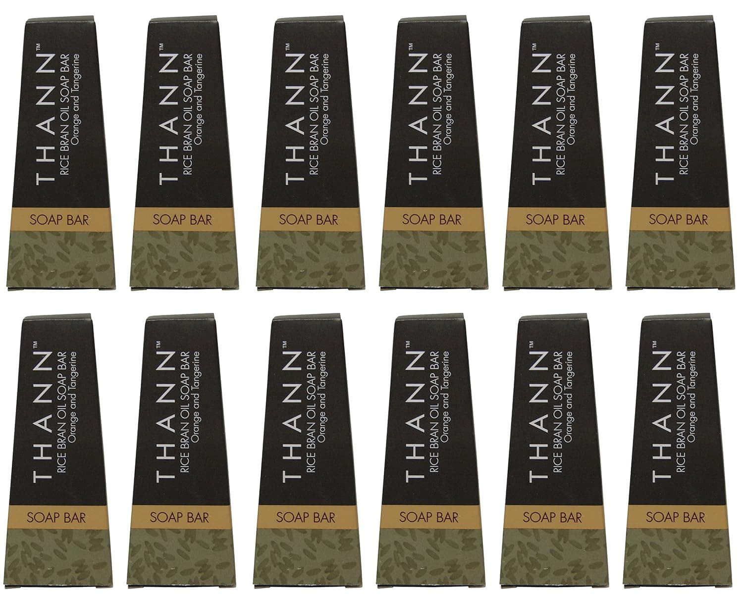 Thann Rice Bran Oil Soap lot of 12ea 1.3oz Bars. Total of 15.6oz