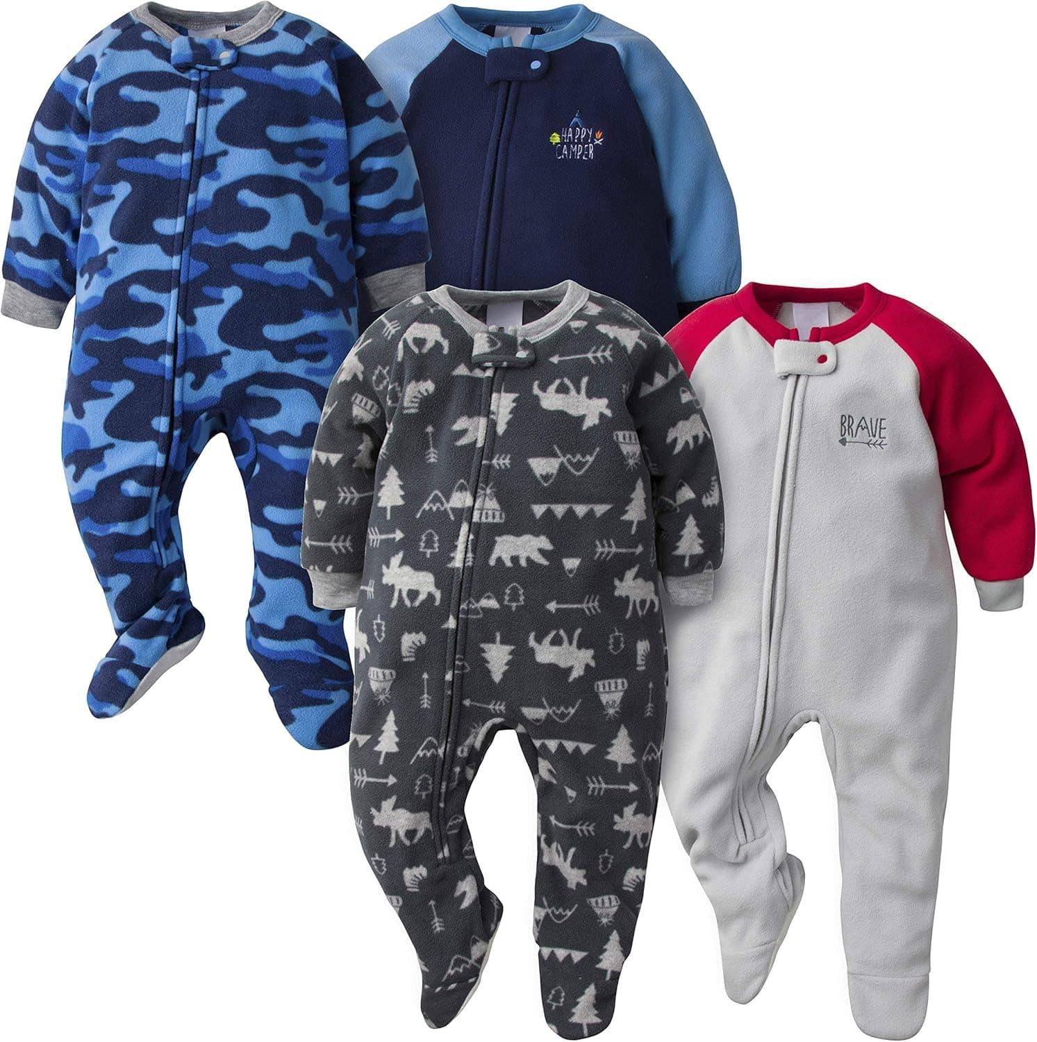 Gerber Baby Boys' 4-Pack Blanket Sleeper-Closeout