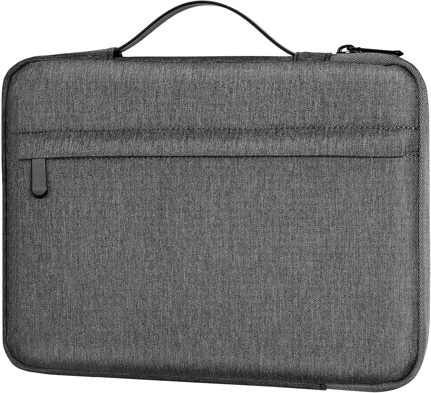 TiMOVO 9-11 Inch Tablet Sleeve Carrying Case with Handle Fits iPad 10th Gen 10.9 2022, iPad 10.2, iPad Air 5/4 10.9, iPad Pro 11 2022-2018, Galaxy Tab A8 10.5/S8 11", Smart Keyboard, Black & Grey