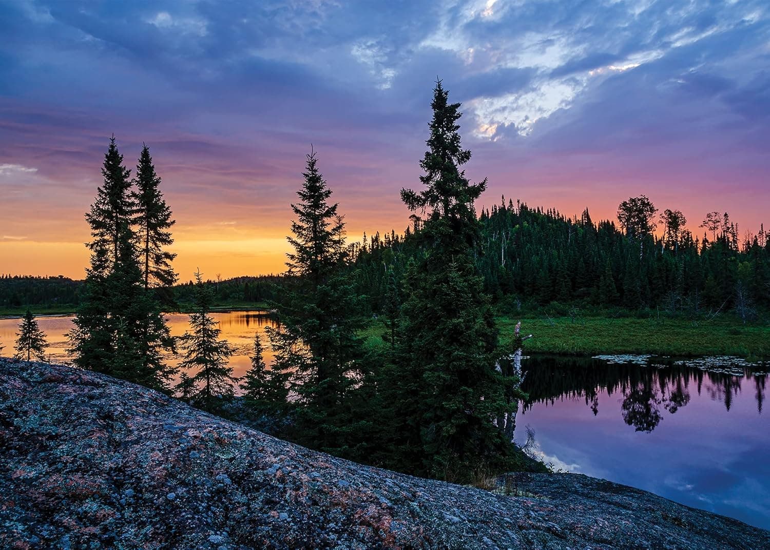 Catfish Sunrise Fine Art Landscape Jigsaw Puzzle 1000 Pieces for Adults and Teens by PuzzQuest