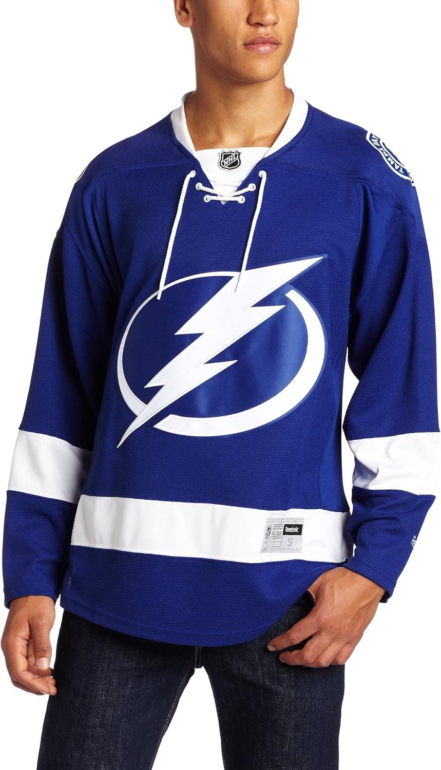 NHL Men's Tampa Bay Lightning Reebok Edge Premier Team Jersey - 7185A5Lshpjtbl (Blue, X-Large)
