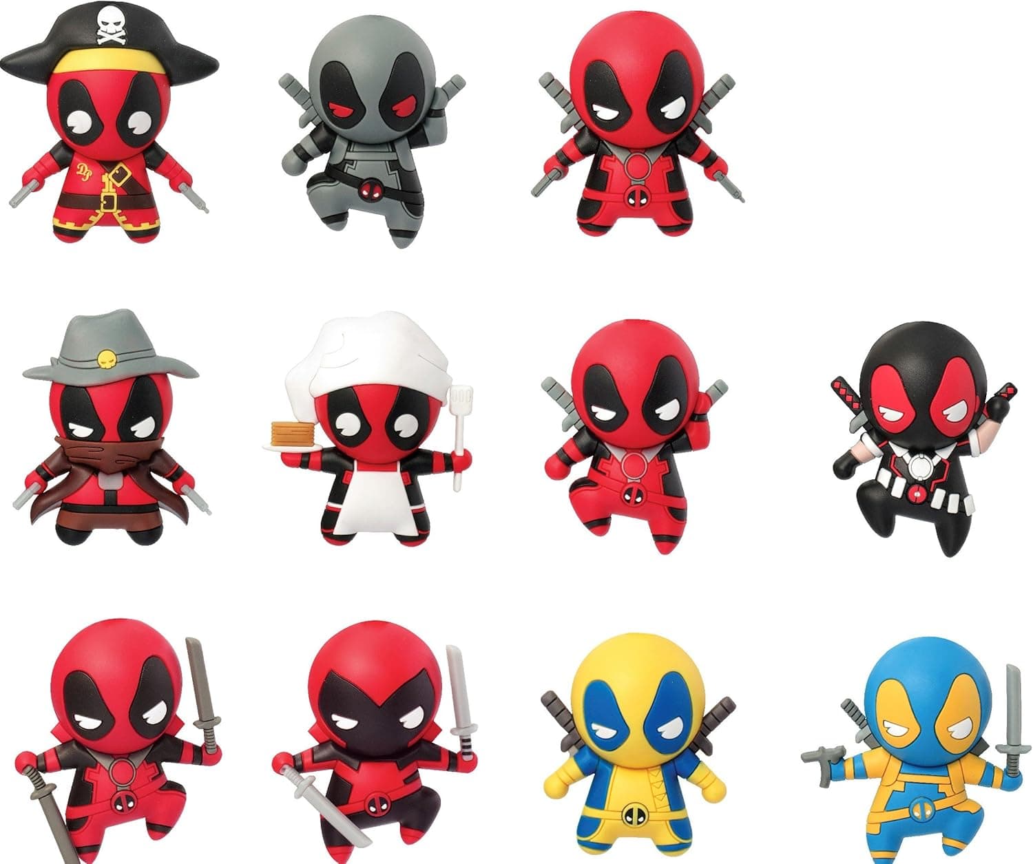 Marvel Deadpool Series 1 Collectible Blind Bag Key Chains