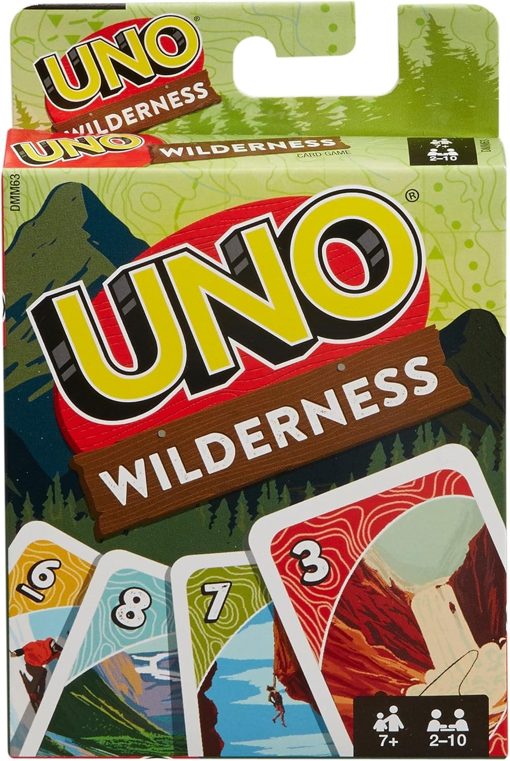 Mattel Games UNO: Wilderness - Card Game, 7 years and up