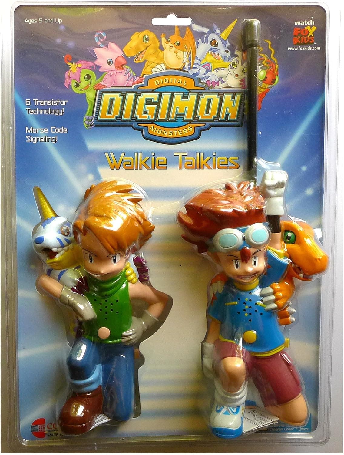 Digimon Digital Monsters Pair of Walkie Talkies