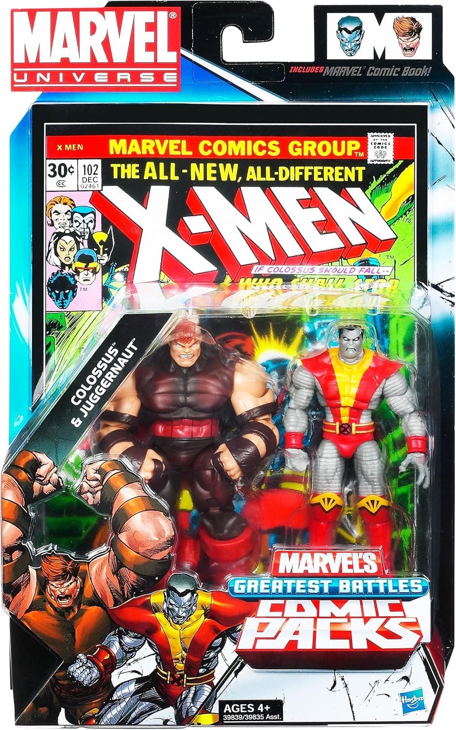 Colossus & Juggernaut - #102 Comic Book Action Figure 2-pack