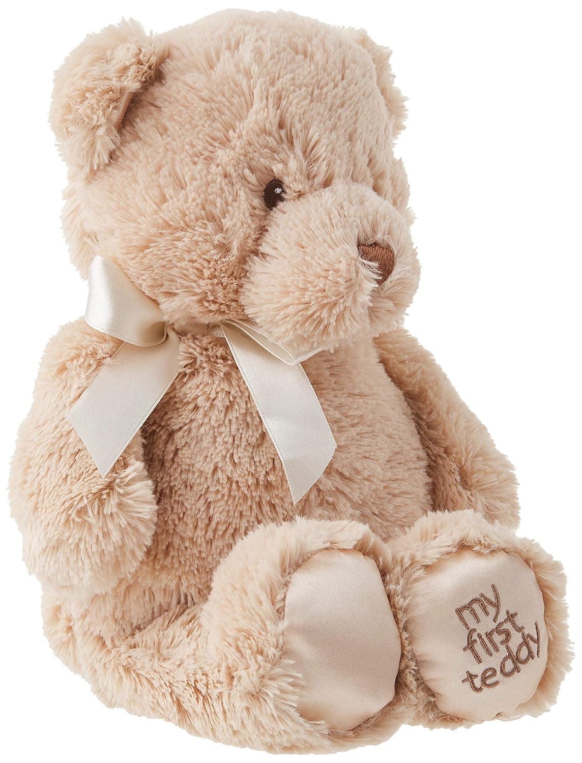 Gund Baby My First Teddy Musical Lullaby Pull Down Plush, Brown, 10"