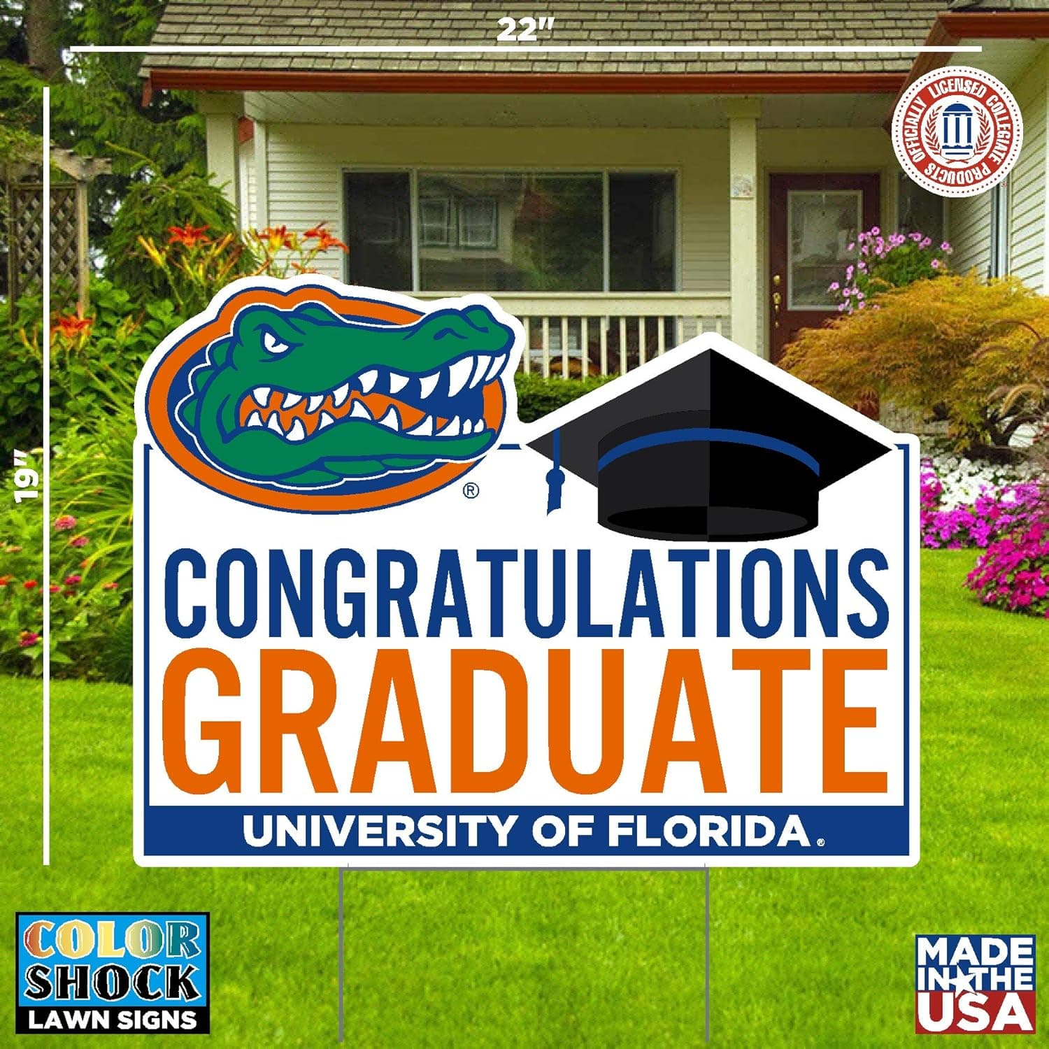 University of Florida Graduate Lawn Sign - Congratulations Graduate (Officially Licensed)
