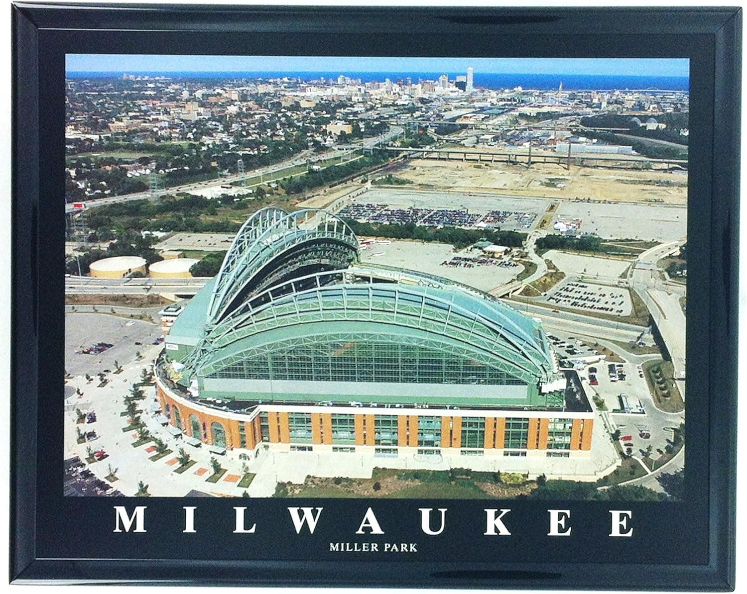 Milwaukee Brewers Baseball Framed Aerial Photo F7563A
