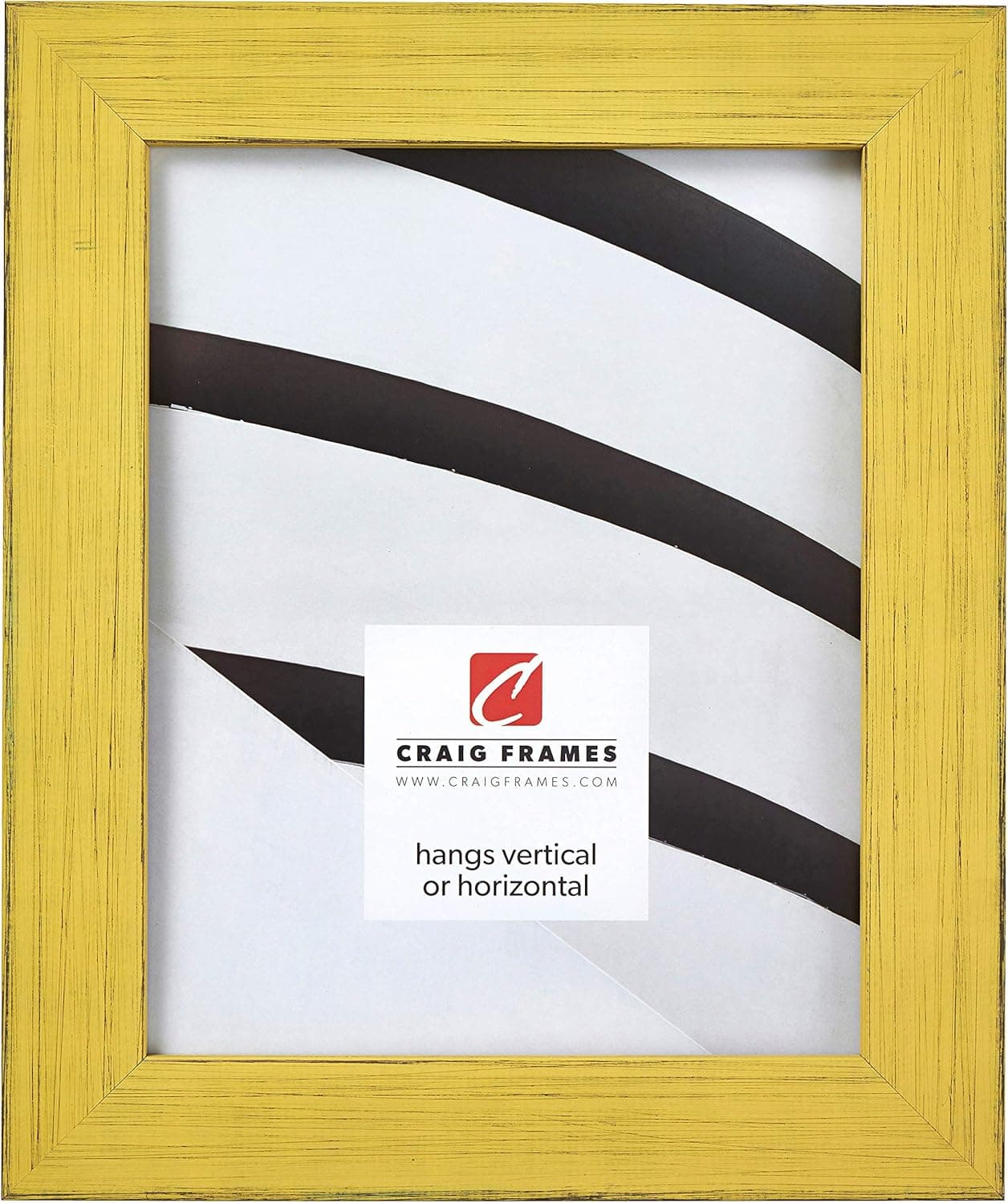 Craig Frames Jasper Picture Frame, 11 x 17 Inch, Country Southern Yellow