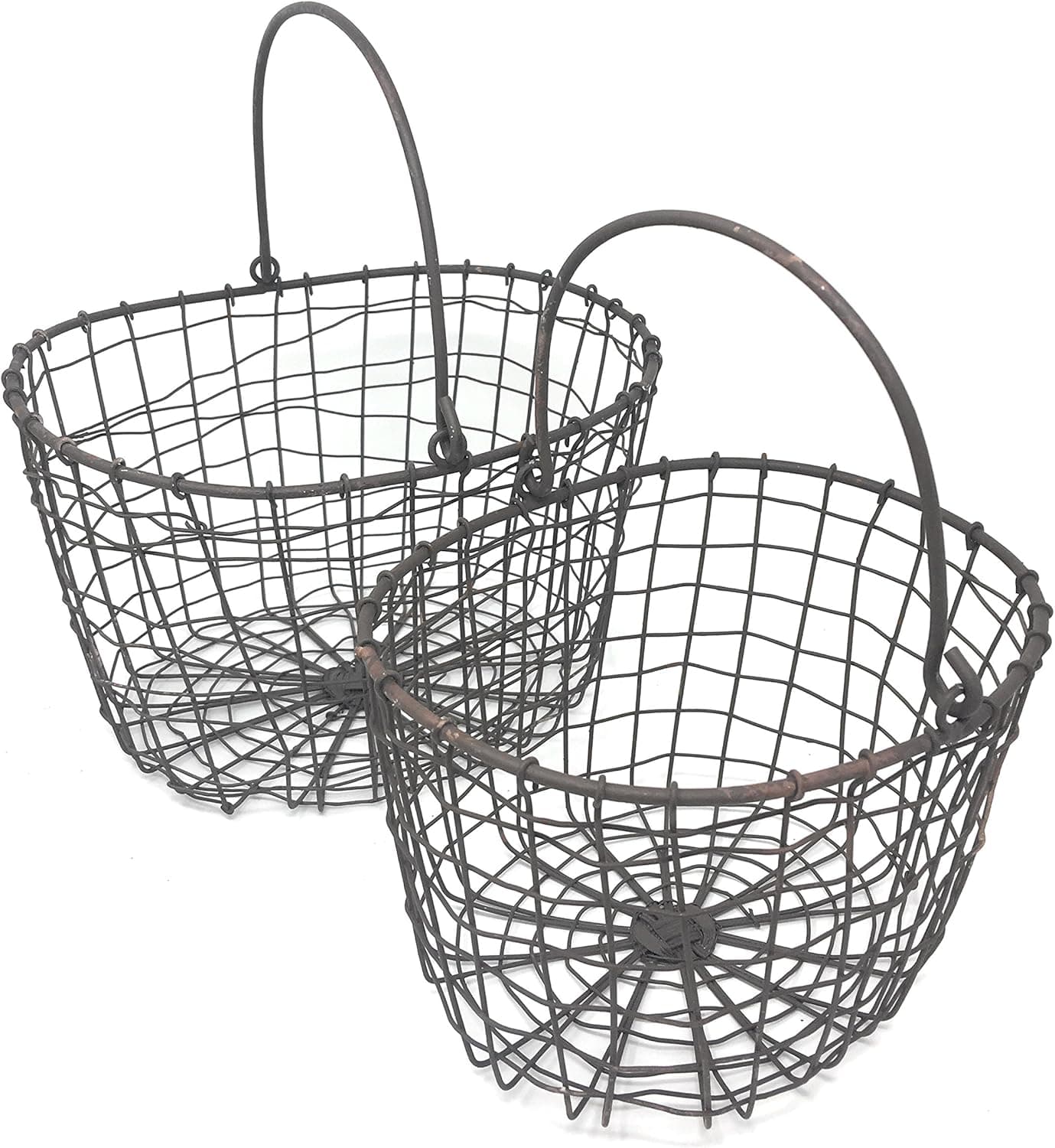 Wire Nesting Baskets with Handles (set of 2)
