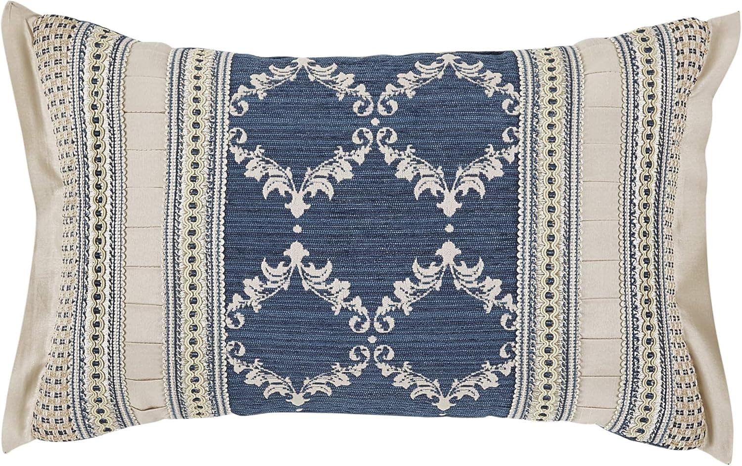 Croscill Madrena Decorative Pillow, Boudoir Pillow, Deep Teal
