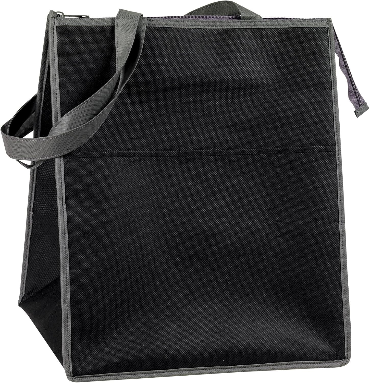 Jumbo Fashion Insulated Hot/Cold Cooler Tote Bag, Black