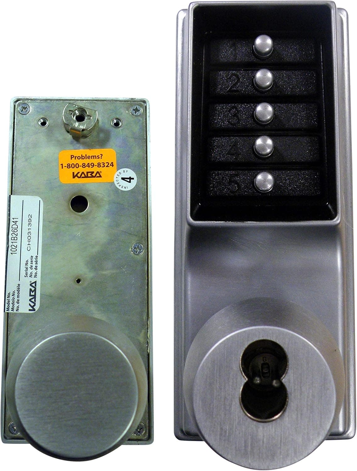 Kaba 1041B-26D-41 Access 1000 Pb Knob Trim IC/Passage Bypass