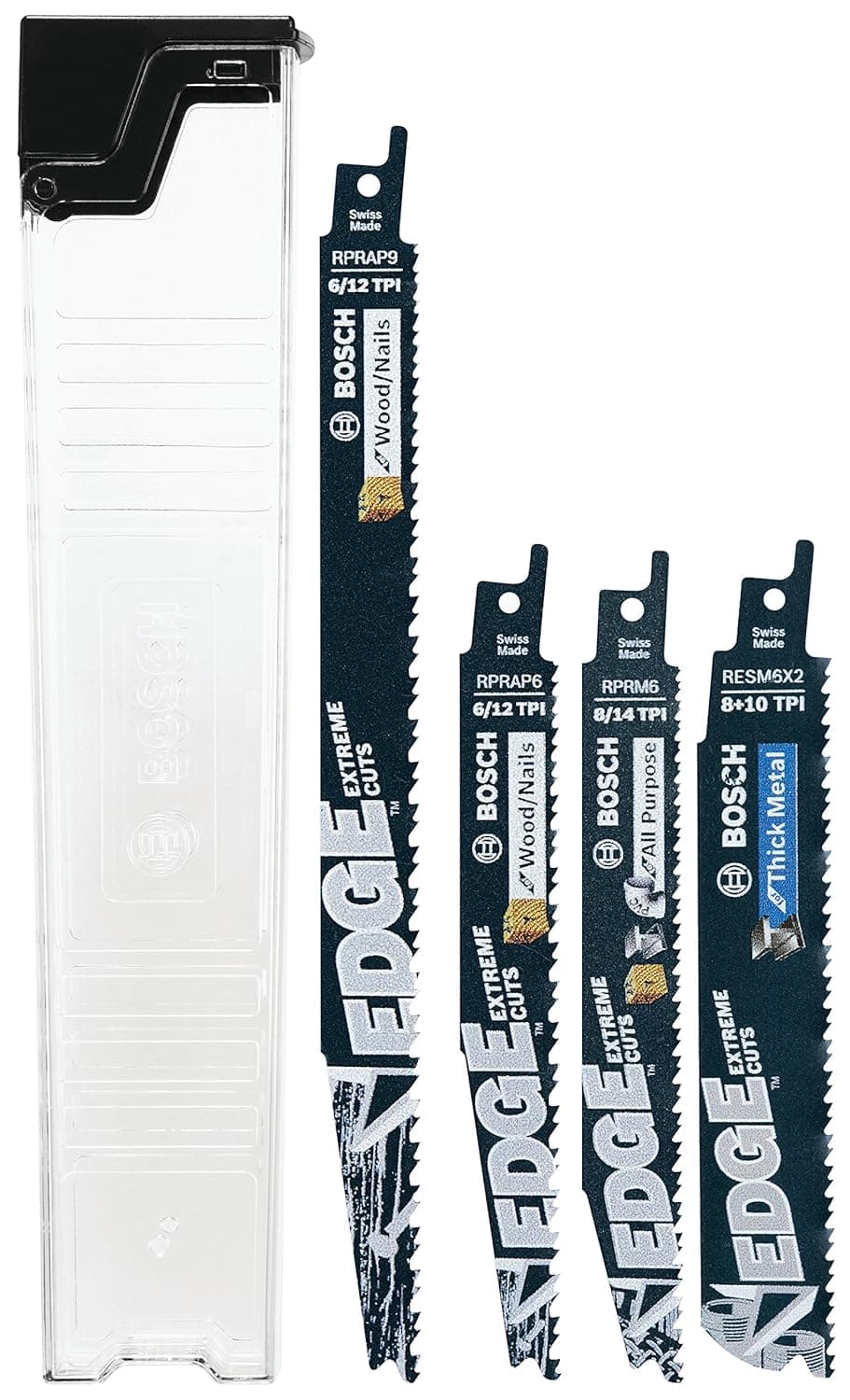 BOSCH 9 Piece Edge Reciprocating Saw Blade Set RSE009,5