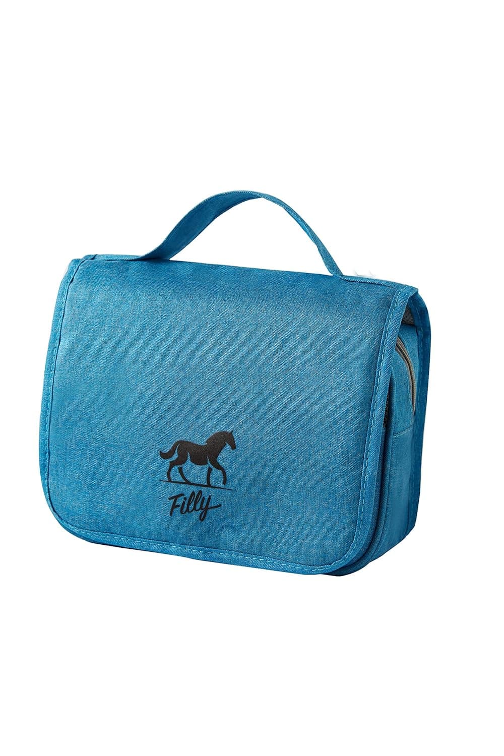Hanging Travel Toiletry Bag, with hook for Men or Woman, use as a Cosmetics or Makeup bag (Blue)