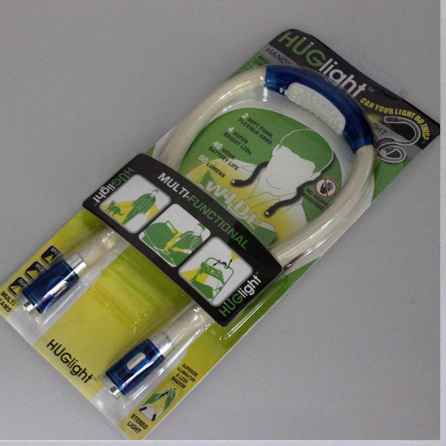 Flexible Led Flashlight Hands-Free Reading Book Light Huglight Lamp