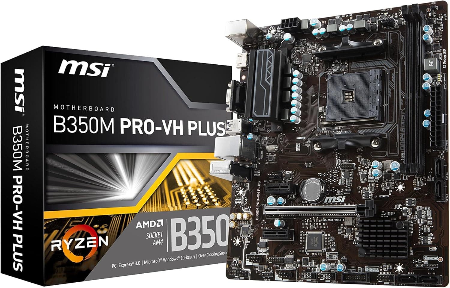 MSI B350M-PRO-VH-PLUS Motherboards