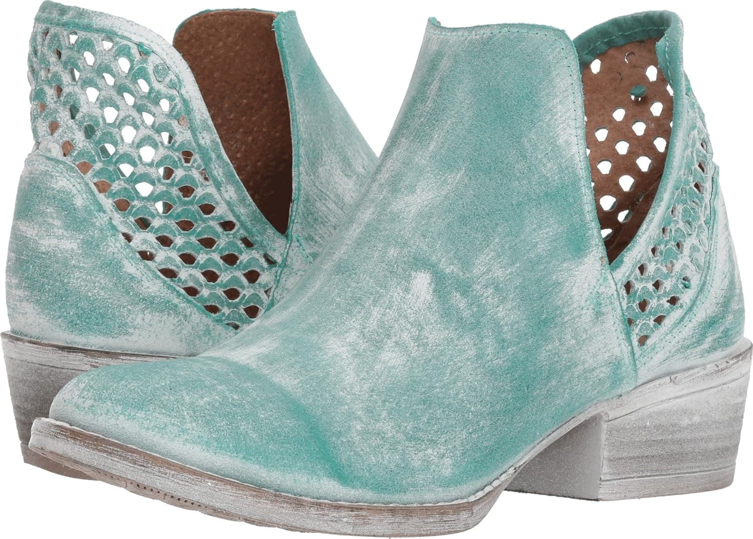 CORRAL Q5026 Women's Turquoise Boots 7.5M