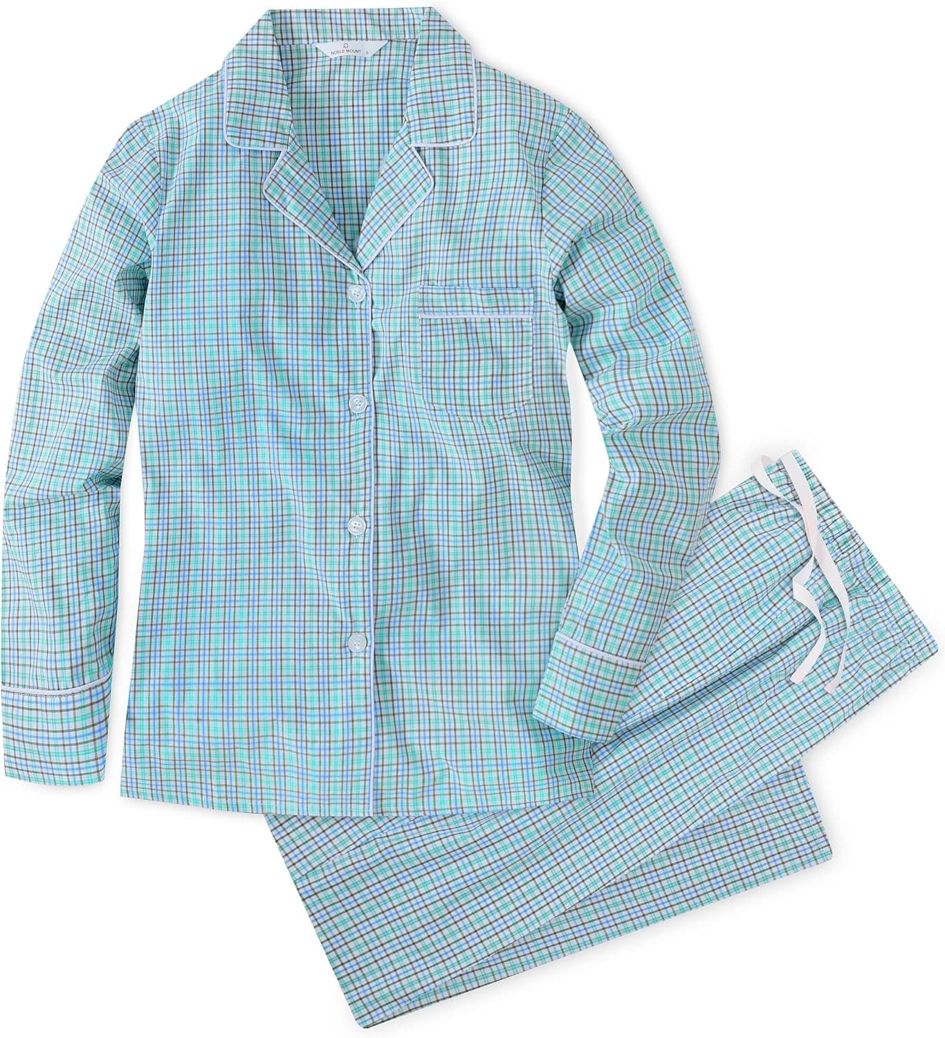 Noble Mount 100% Cotton Pajama Set for Women