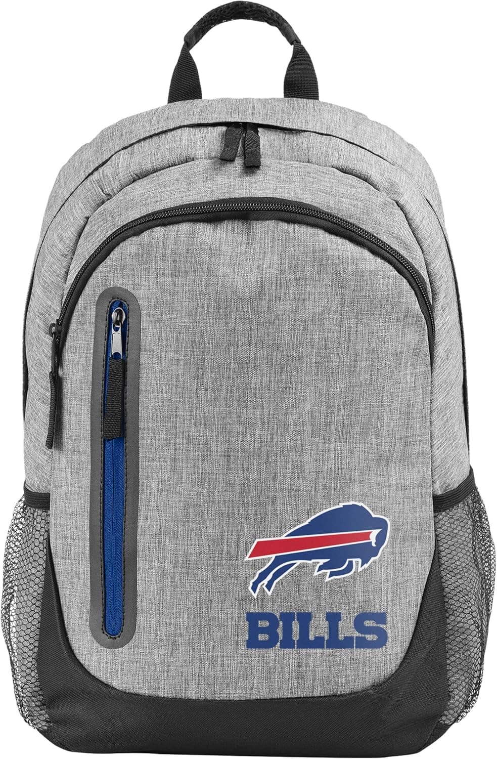 FOCO NFL Team Logo Heather Grey Bold Color Backpack