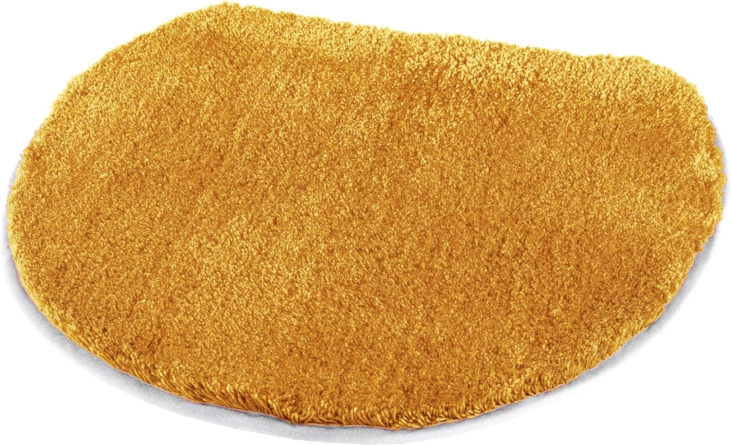 Kleine Wolke Elongated Lid Rug Cover Fit lids 17 to 18.5 in Long - Toilet Seat Covers - (W) 18.5in X (L) 19.7in (Saffron)