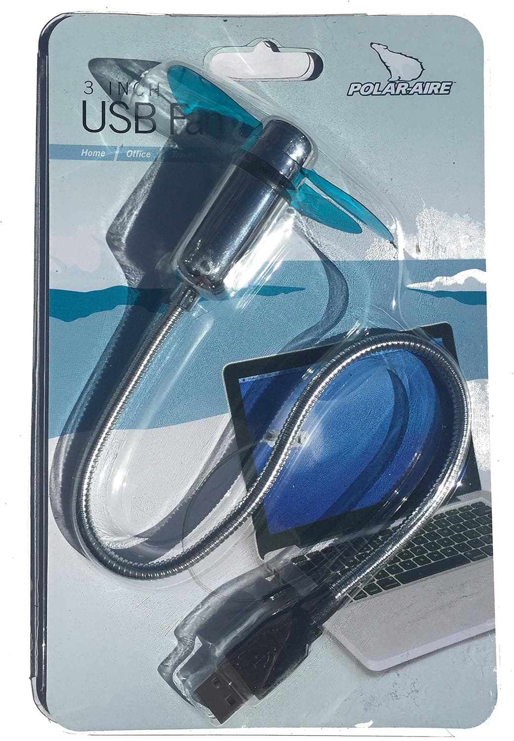 GENEVA INDUSTRIAL GROUP LF-3U 3" 1SPD USB Fan, 3"