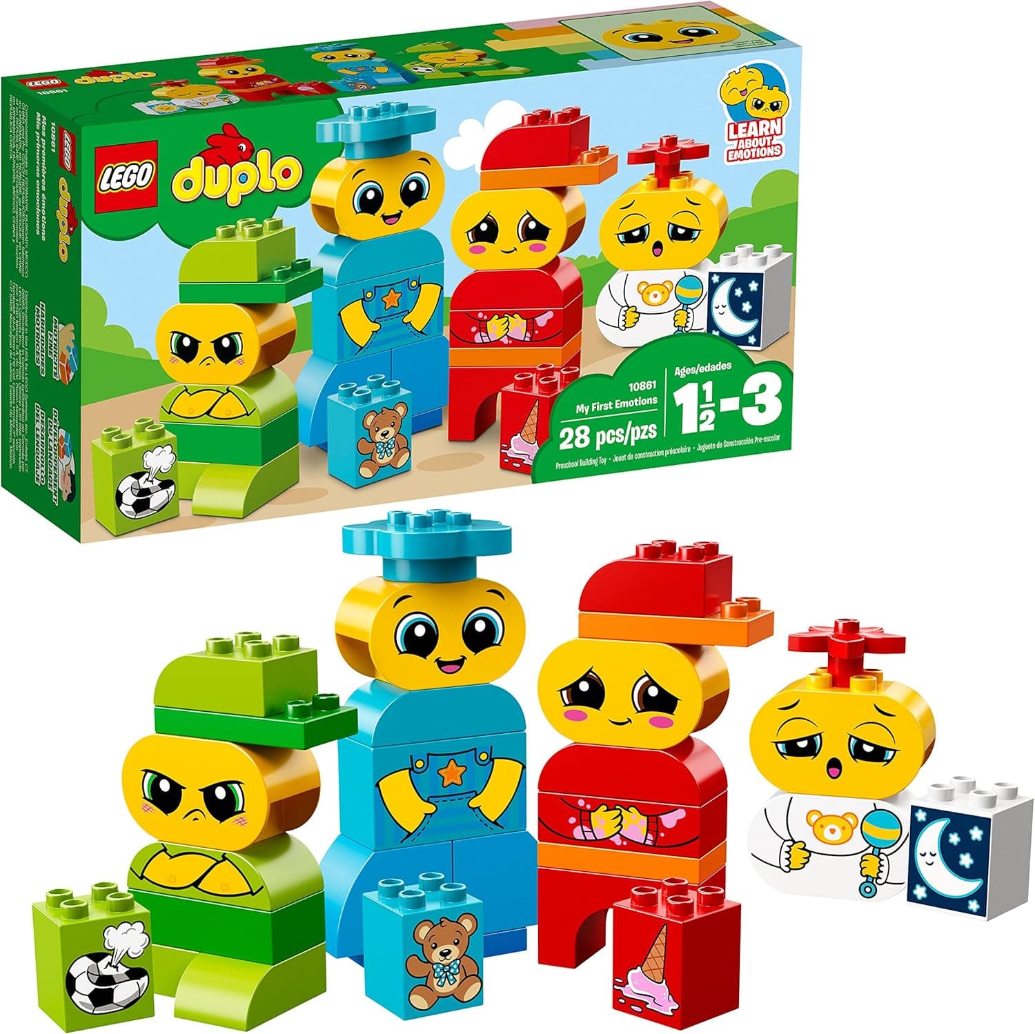LEGO DUPLO My First Emotions 10861 Building Blocks (28 Piece)