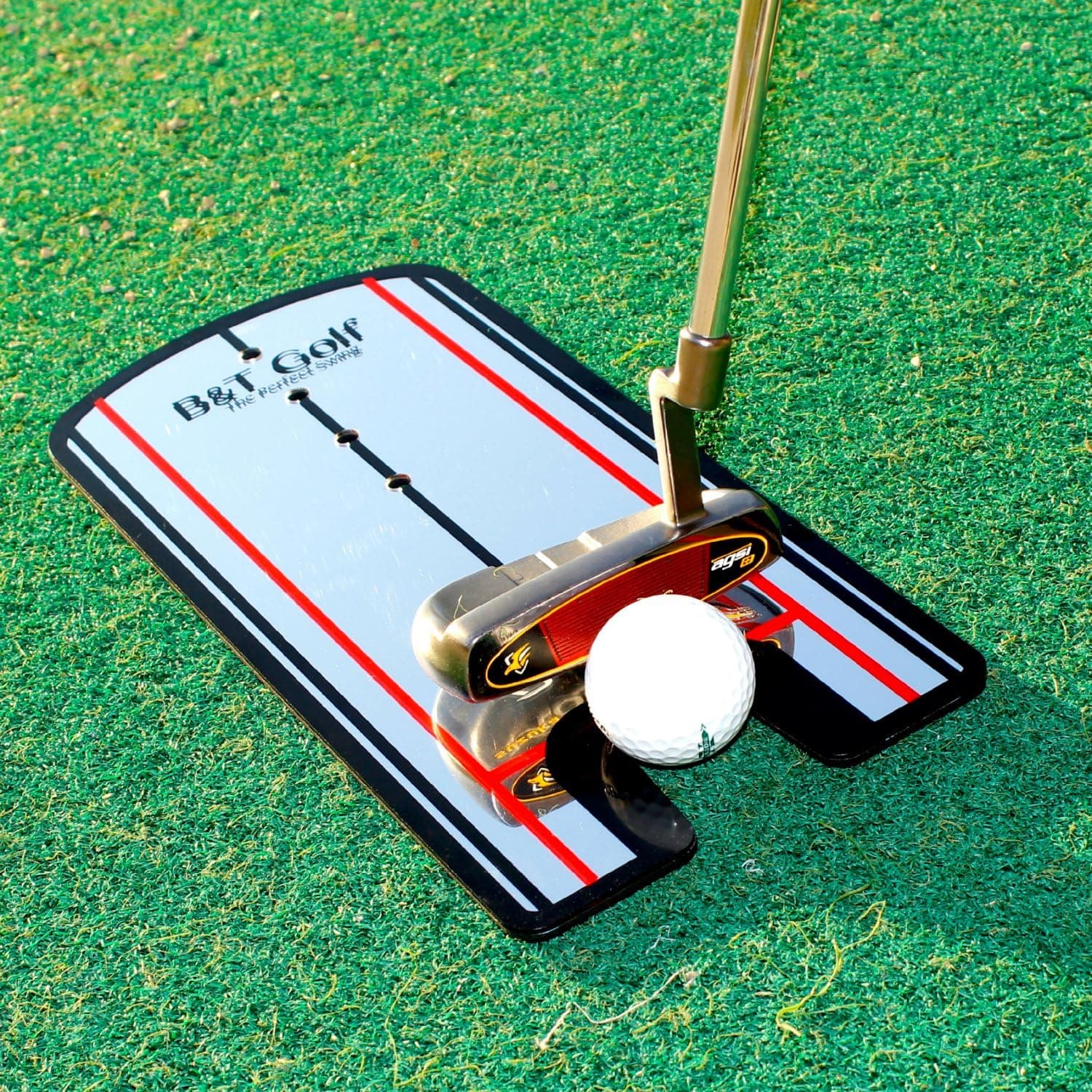 Golf Putting Alignment Mirror Training Aid - Practice Your Putting Alignment Tool