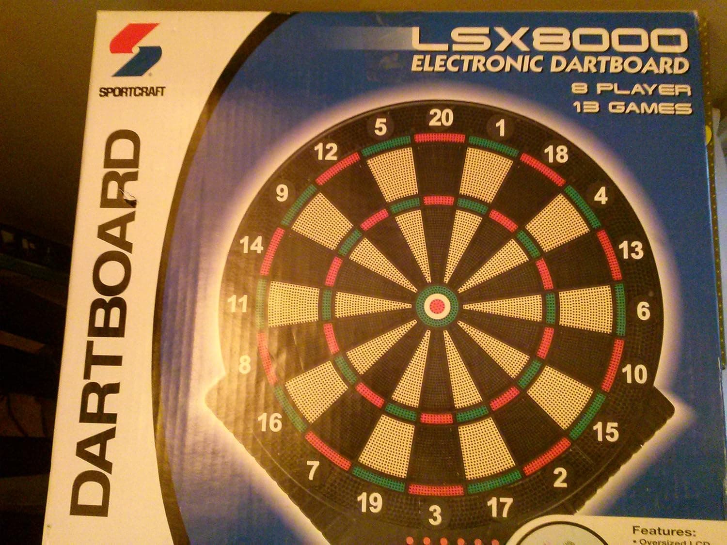 Sportcraft LSX8000 Electronic Dartboard