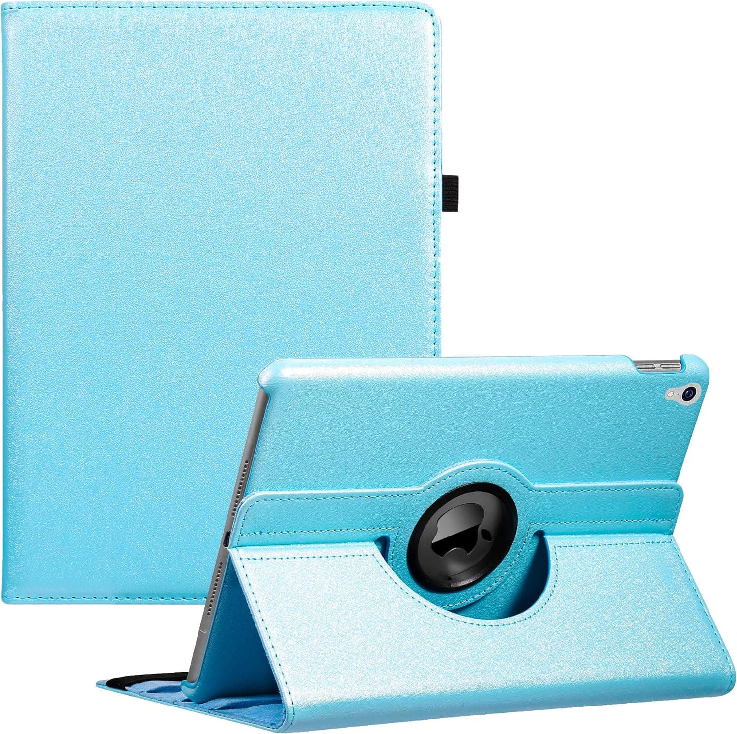 CenYouful Rotating Case for iPad Air (3rd Gen) 10.5" 2019 / iPad Pro 10.5" 2017-360 Degree Rotating Stand Protective Cover, Auto Sleep/Wake Function(Sky Blue)
