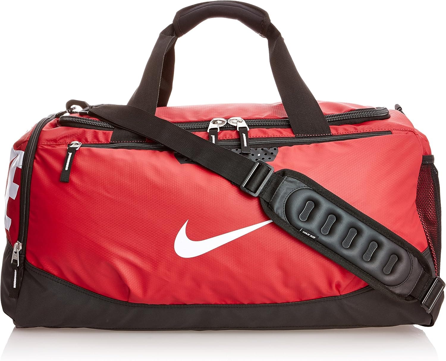 Nike Team Training Max Air Medium Duffel Bag Gym Red/Black/White BA4513-601